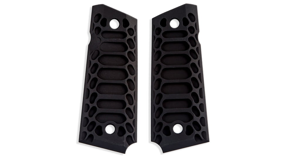 Valkyrie Dynamics Cobra Officers1911 Grips, Black, Compact/Officers, 714270116186-1743