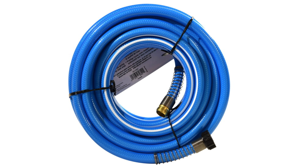 Valterra Aquafresh High Pressure Drinking Water Hose With Hose Savers - 5/8in x 50ft, Blue, 5/8in x 50ft, W01-9600