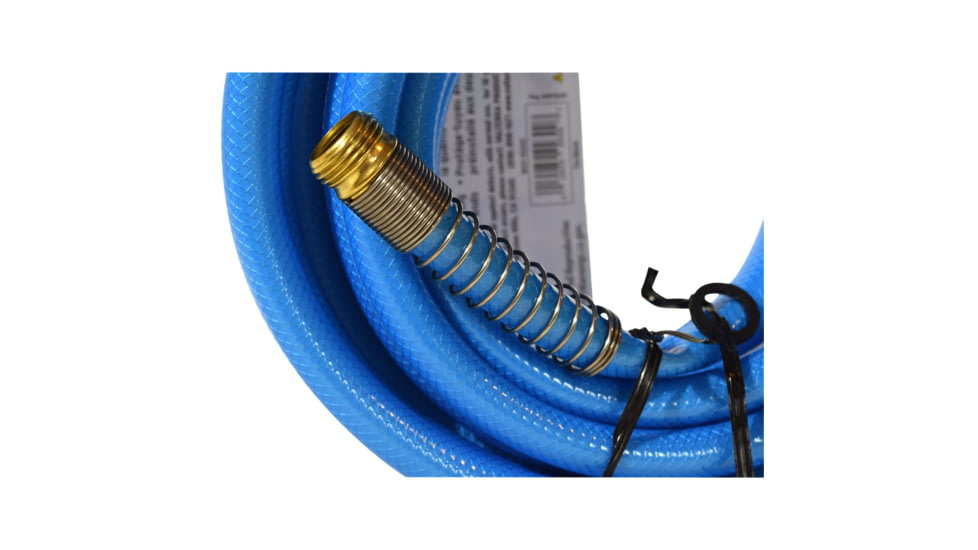 Valterra Aquafresh High Pressure Drinking Water Hose With Hose Savers - 5/8in x 50ft, Blue, 5/8in x 50ft, W01-9600