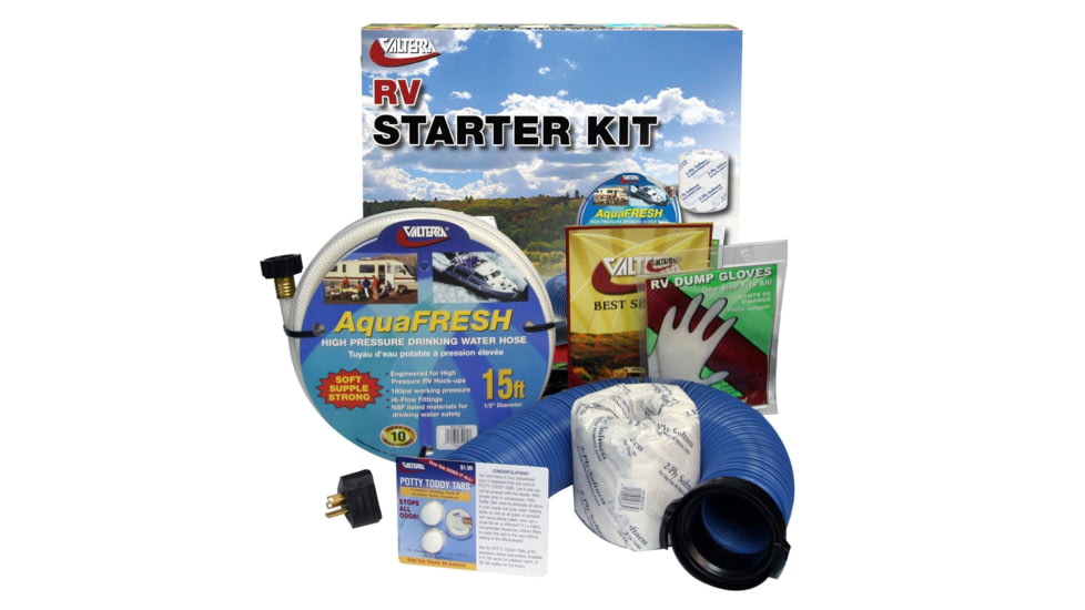 Valterra Basic RV Accessory Starter Kit w/ Potty Toddy, K88101