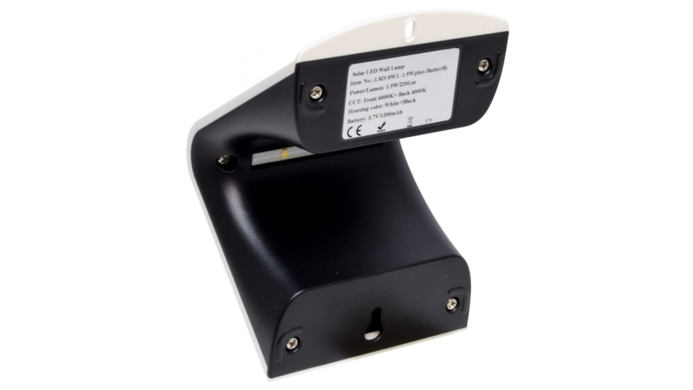 Valterra Dg0115 Valterra Solar LED Wall Light With Built-In Motion Sensor - 1.5 Watt, 200 Lumens, White, DG0115