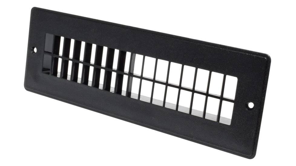 Valterra Heating And A/C Floor Register - 2-1/4in x 10in, Black, A10-3366VP