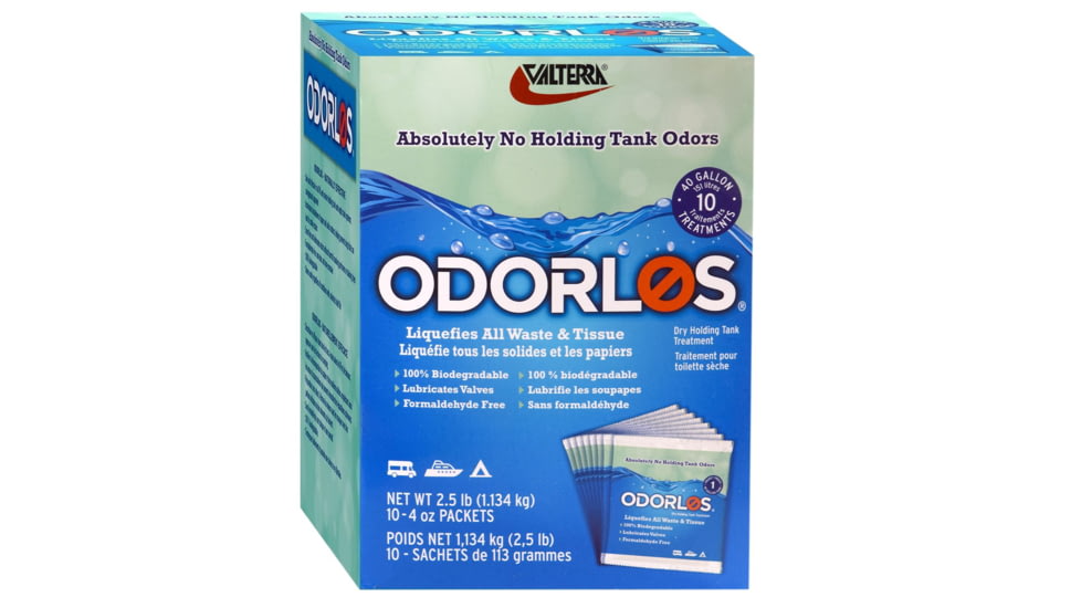 Valterra Odorlos Holding Tank Treatment, 4oz., Pack of 10, V77011