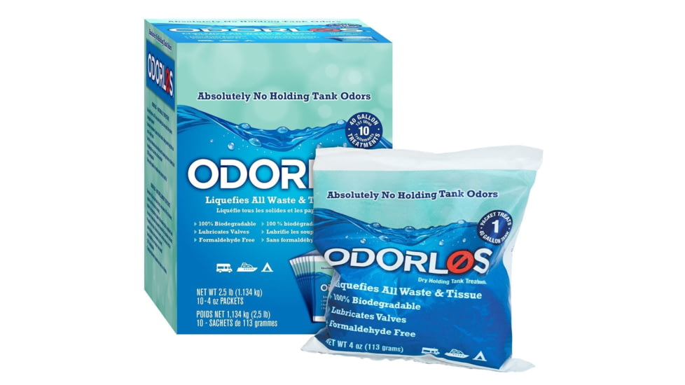 Valterra Odorlos Holding Tank Treatment, 4oz., Pack of 10, V77011