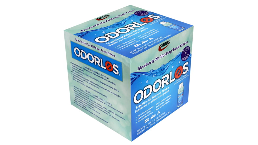 Valterra Odorlos Holding Tank Treatment, 4oz, Pack of 9, V77001
