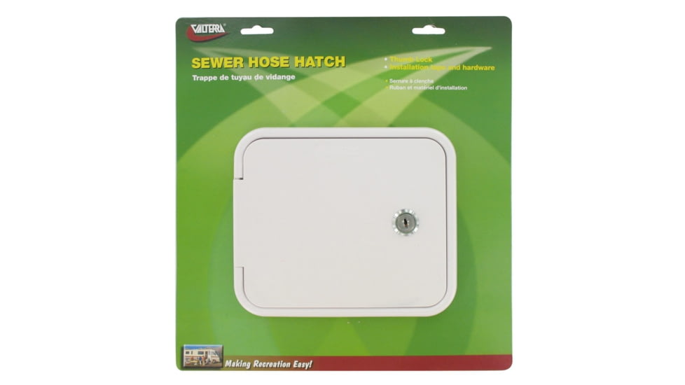 Valterra Sewer Hose Hatch, White, D04-0471VP