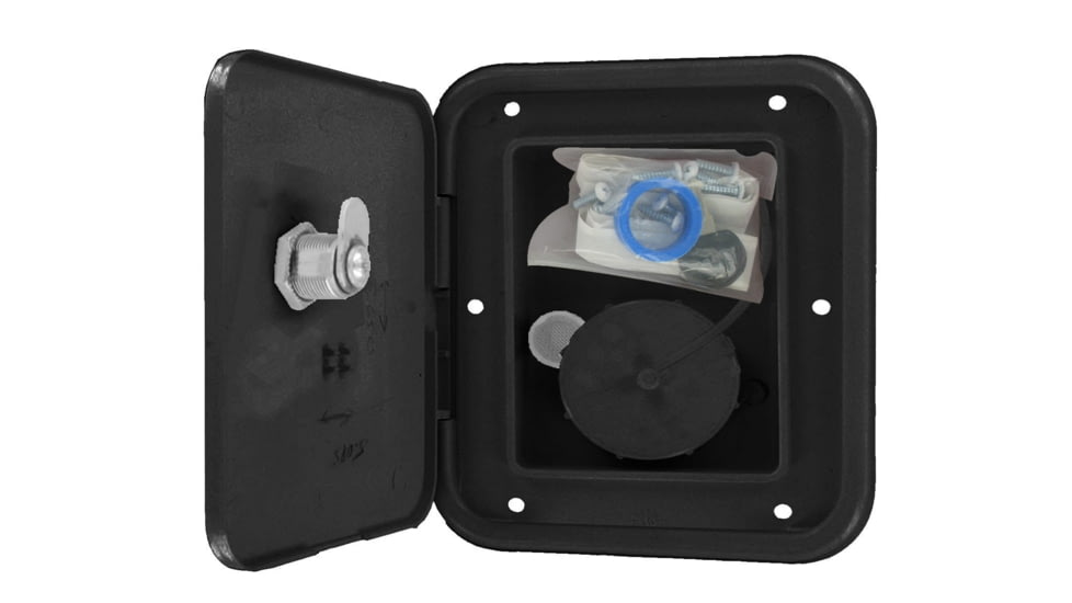 Valterra Universal Gravity Inlet Hatch, Carded, Black, A01-2002BKVP