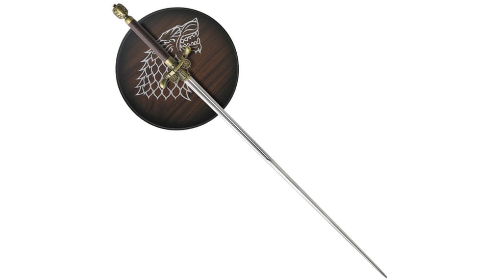 Valyrian Steel Needle Sword of Arya Stark, 22.5 stainless blade, Brown leather wrapped handle, VS0114