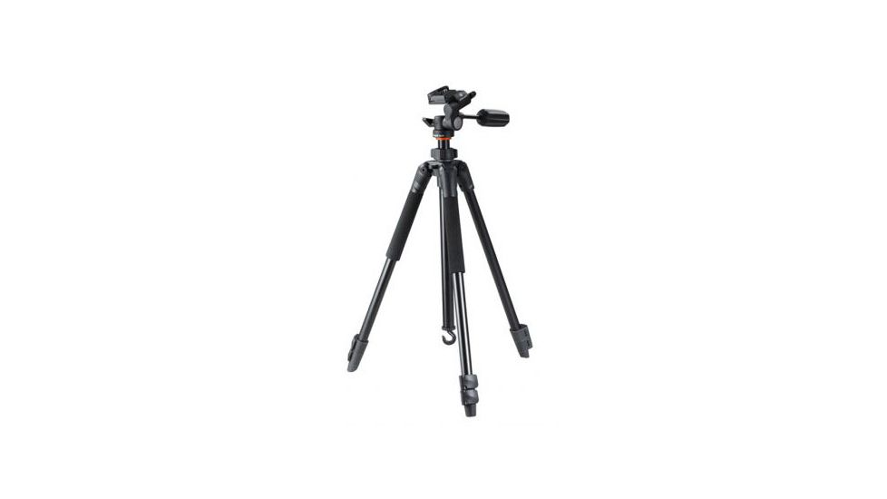 Vanguard Espod 203AP Aluminum Alloy Tripod, Black w/ 3-Way Panhead &amp; Quick Lock
