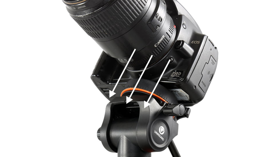 Vanguard Espod CX Tripod with Pan Head, Black Espod CX 204AP
