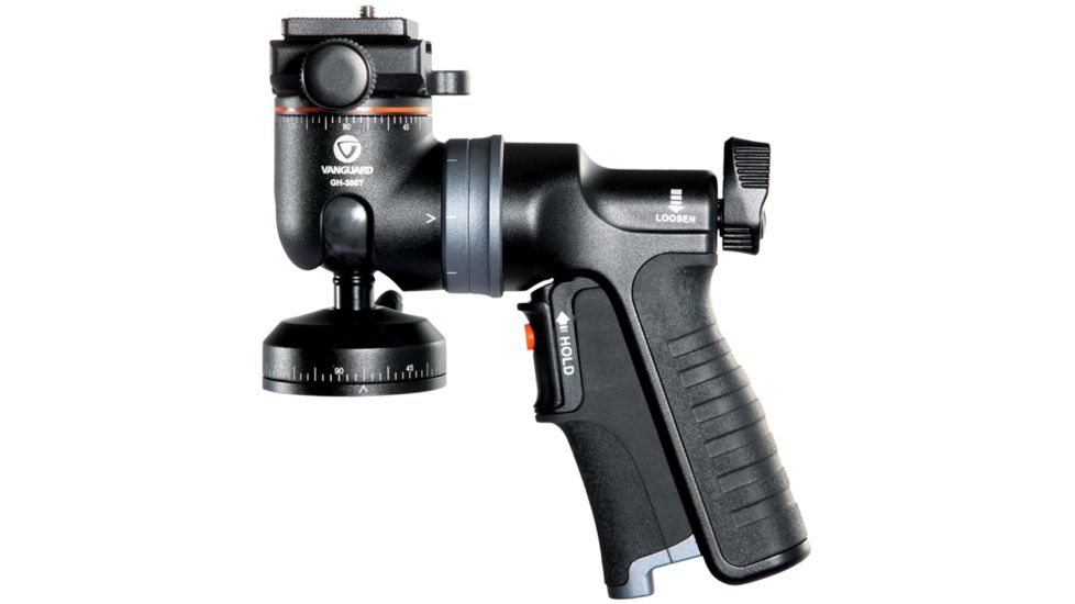 Vanguard GH-300T Pistol Grip Ball Head with Shutter Release Trigger, Black GH-300T