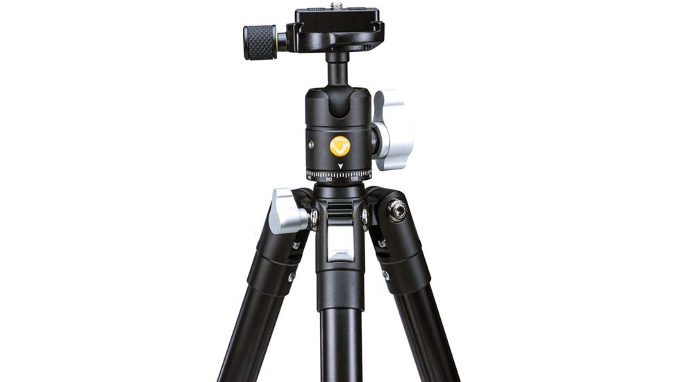 Vanguard VESTA FB 204AB Travel Tripod, Black, 44 in, Vesta FB204AB