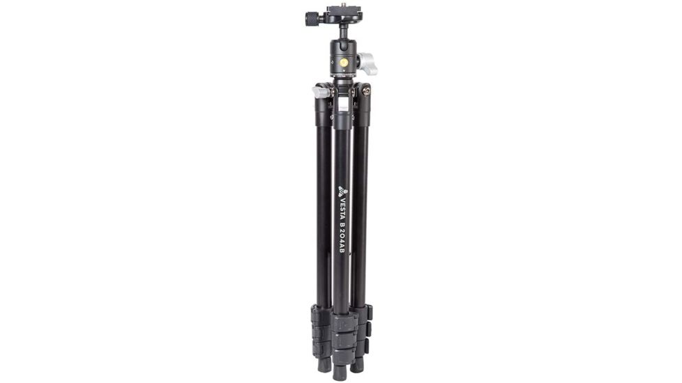Vanguard VESTA FB 204AB Travel Tripod, Black, 44 in, Vesta FB204AB