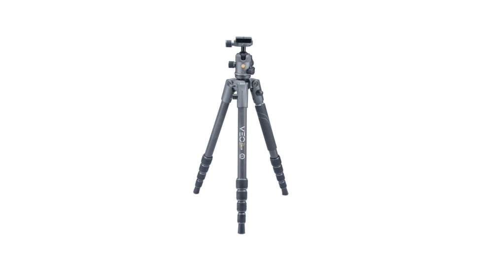 Vanguard VEO 2 S 235CBQS Carbon Fiber Travel Tripod w/ BH-50 Ball Head, Black, VEO2S235CBQS