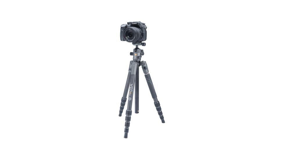 Vanguard VEO 2 S 235CBQS Carbon Fiber Travel Tripod w/ BH-50 Ball Head, Black, VEO2S235CBQS