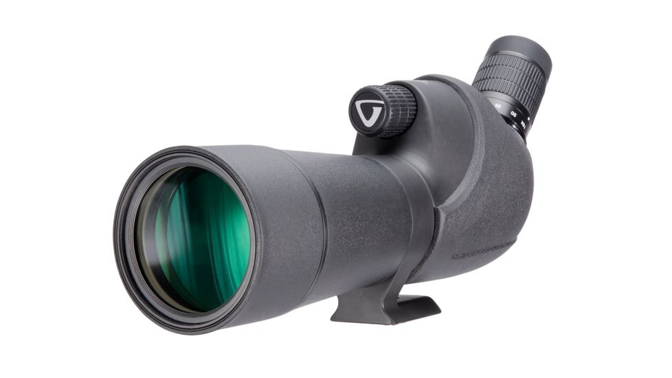 Vanguard Vesta 560A 15-45x60mm Angled Spotting Scope Kit w/ Tabletop Tripod and Soft-Sided Carrying Bag, Black, Vesta 560A
