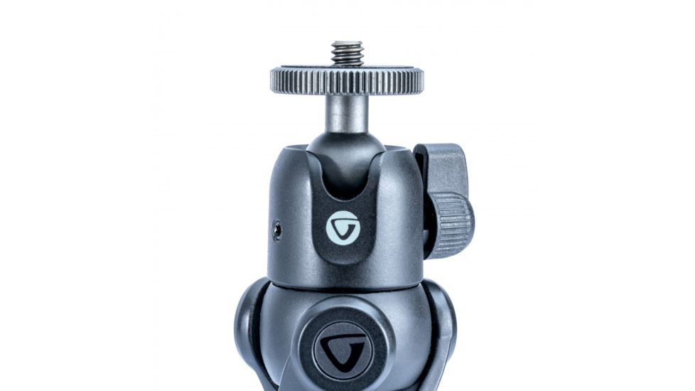 Vanguard Vesta TT1 Aluminum Tabletop Tripod w/ Smart Phone Holder, Black Vesta TT1 BP