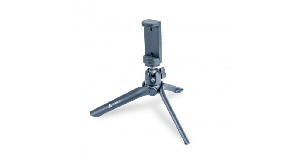 Vanguard Vesta TT1 Aluminum Tabletop Tripod w/ Smart Phone Holder, Black Vesta TT1 BP