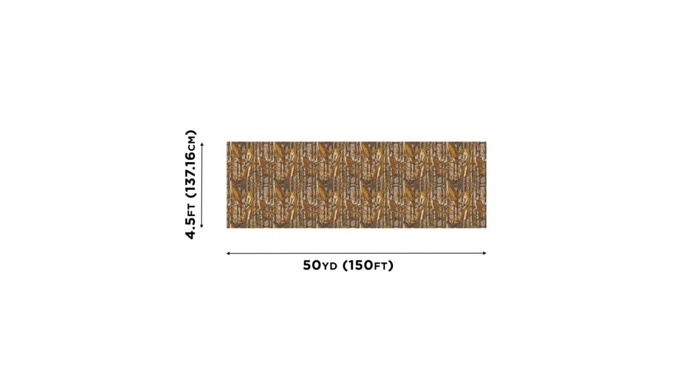 Vanish Bulk Camo Burlap Roll, Glare Free Hunting Blind Material, 12-Yards L x 54inW, Natural/Allen Company Grain Belt Camo, 25338