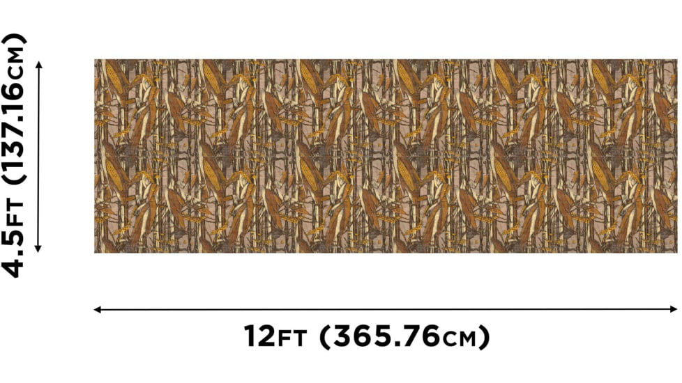 Vanish Camo Burlap, Natural/Grain Belt, 54 in x 12 Foot, 25335