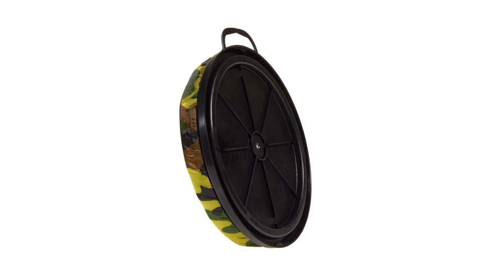 Vanish Camo Swivel Seat Bucket Lid, Black and Camo, One Size, 5856