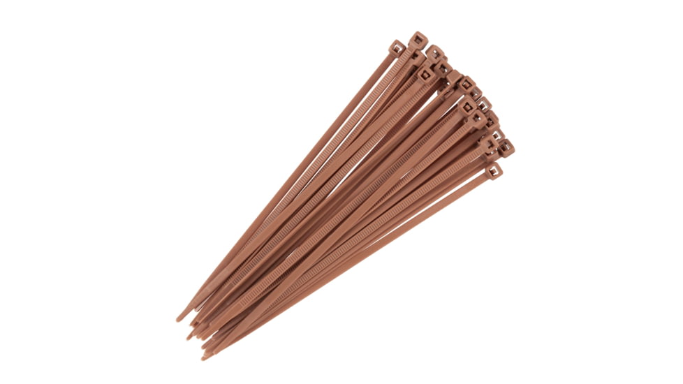 Vanish Hunting Blind Nylon Cable Ties, Assorted 100-Pack, Green/Brown/Tan, 15823