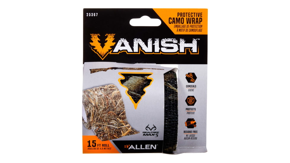 Vanish Protective Camo Wrap, Realtree Max-5, 15ft, 25367