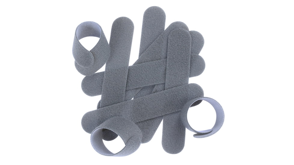 Vanquest Gear 6 in Anchor Wraps, 10-Pack, Wolf Gray, 020106WG