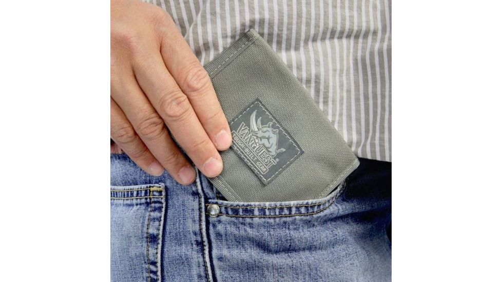 Vanquest Gear CACHE 2.0 RFID-Blocking Wallet, Wolf Gray, Small 031210WG