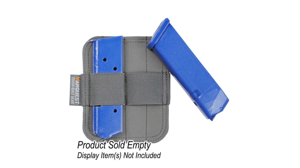 Vanquest Gear Double-Magazine Holder Hook and Loop Insert, Wolf Gray, 012202