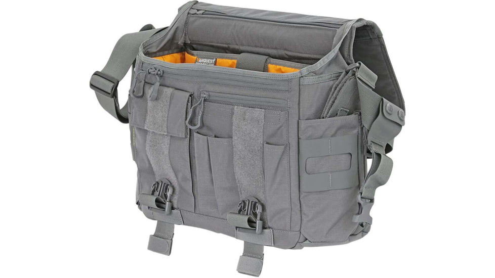 Vanquest Gear Envoy-17 Gen-4 Messenger Bag, 13 in, Wolf Gray, Large, 650417WG
