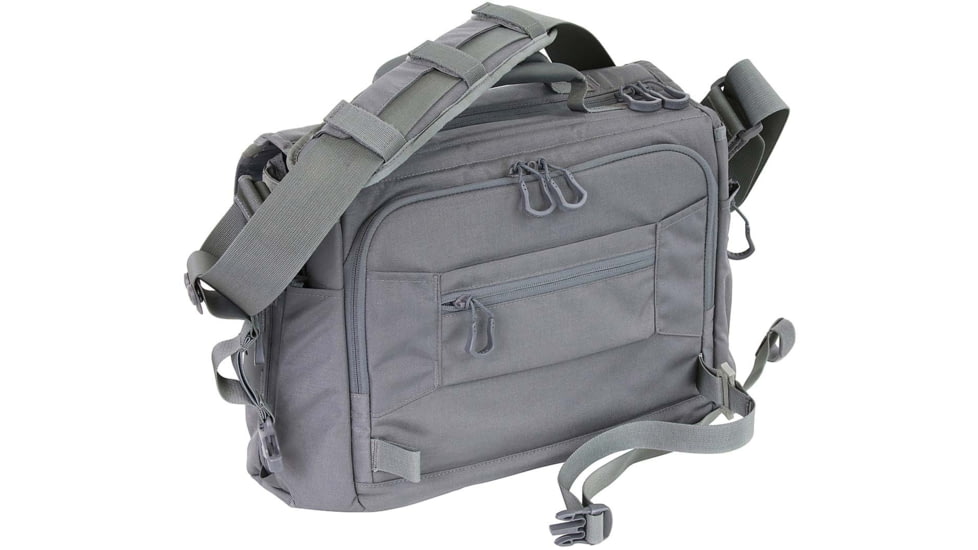 Vanquest Gear Envoy-17 Gen-4 Messenger Bag, 13 in, Wolf Gray, Large, 650417WG