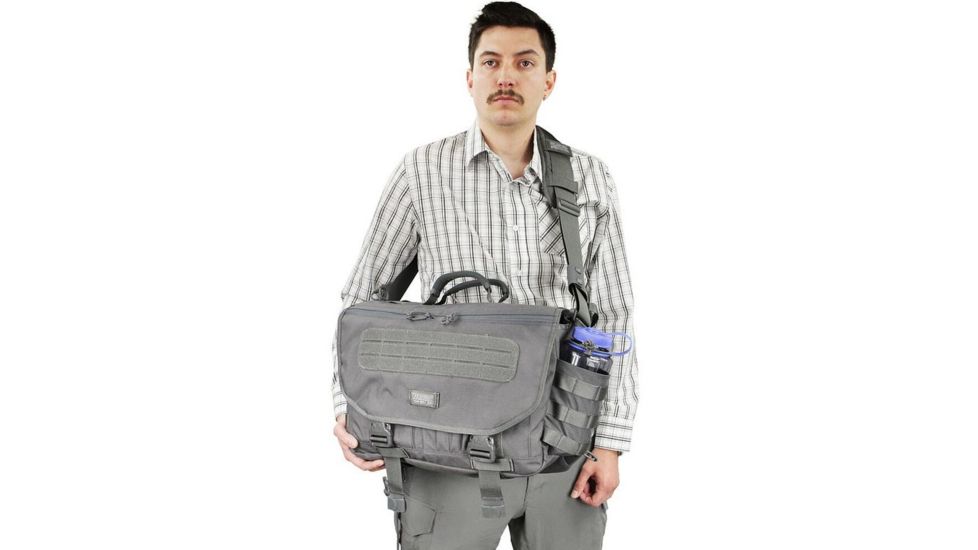 Vanquest Gear ENVOY 3.0 Messenger Bag, Wolf Gray, Large 650340WG