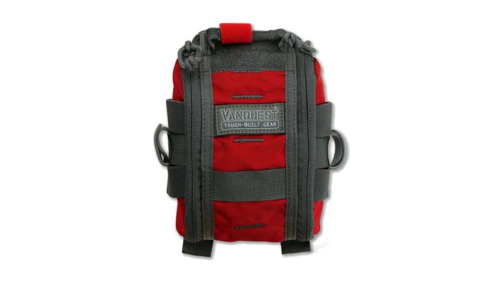 Vanquest Gear Fatpack Gen-2 First Aid Trauma Pack, 4x6, Red, Small, 081246RD