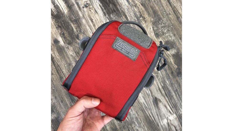 Vanquest Gear Fatpack Gen-2 First Aid Trauma Pack, 5x8, Red, Medium, 081258RD