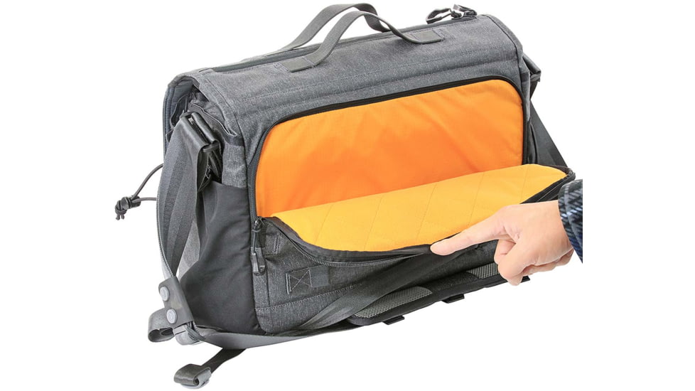 Vanquest Gear Gofer-15 Messenger Bag, Shadow Gray, 15-Inch, 656115SGRY