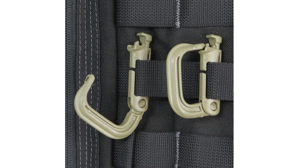 Vanquest Gear GRIMLOC Locking D-Ring - 4 Pack, Coyote Tan, Small 99GRMLX4-CT