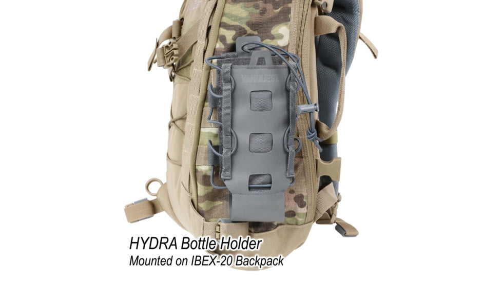 Vanquest Gear HYDRA Bottle Holder, Wolf Gray, 130105WG