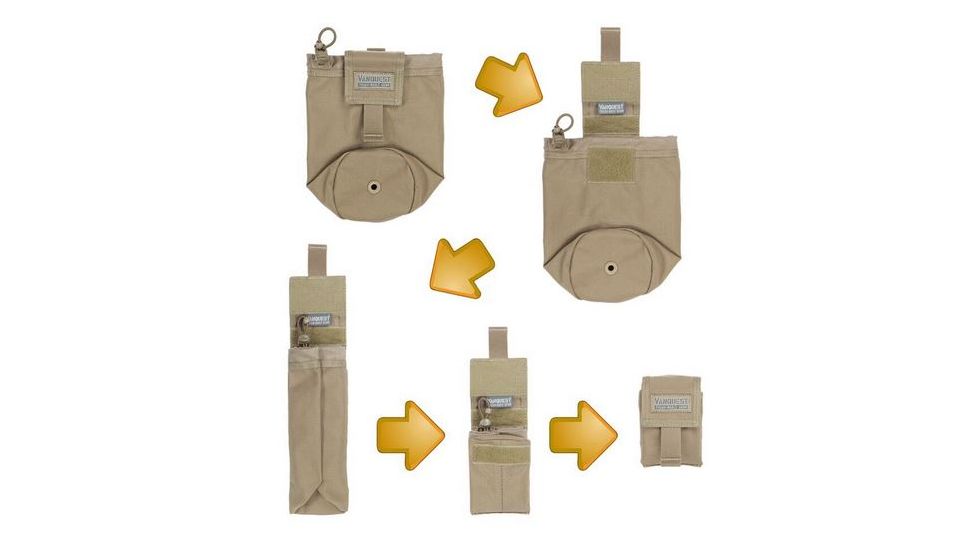 Vanquest Gear ISOPOD 2.0 Fold-Up Pouch, Coyote Tan, Small 140205CT