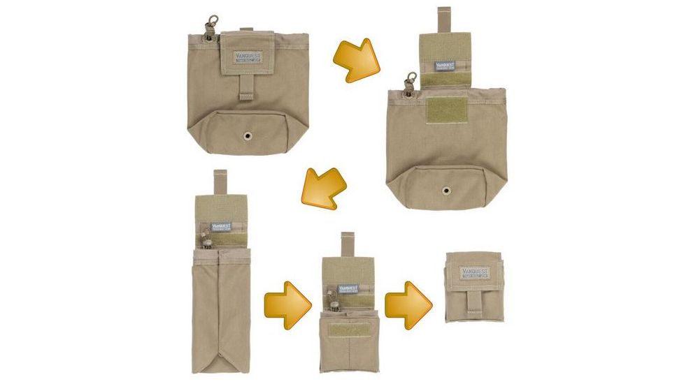 Vanquest Gear ISOPOD 2.0 Fold-Up Pouch, Coyote Tan, Medium 140210CT