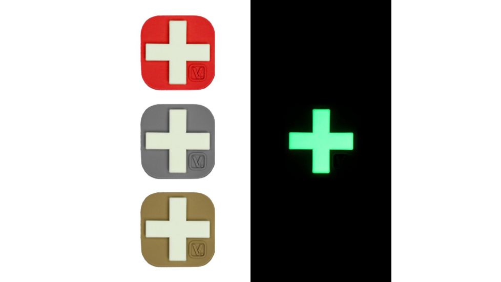 Vanquest Gear Medical Cross - Glow In The Dark Patch