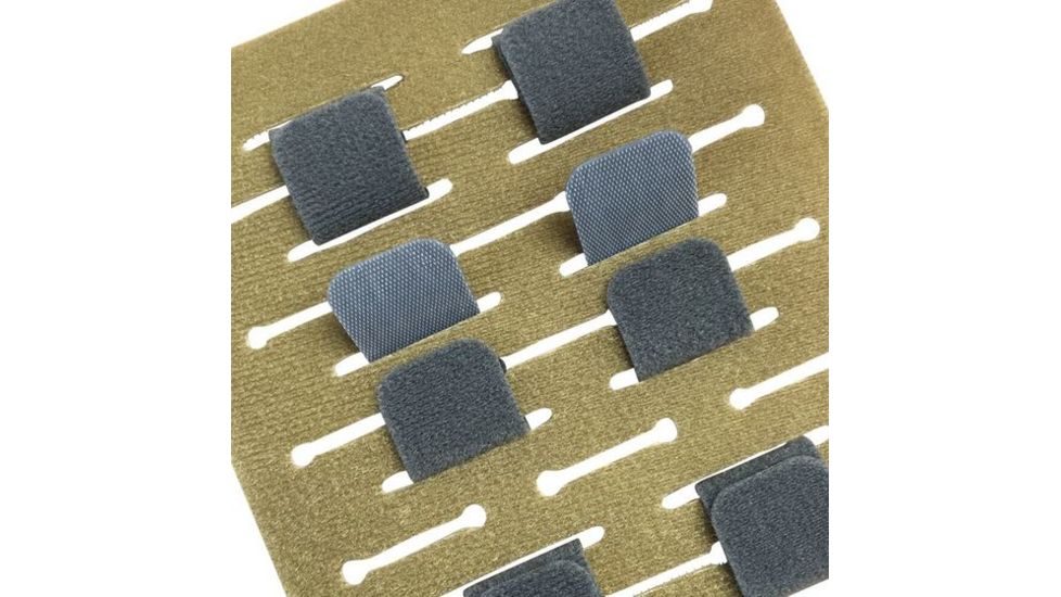 Vanquest Gear MOHL-AIR MOLLE Hook &amp; Loop Adapter Panel, Coyote Tan, Small 017700