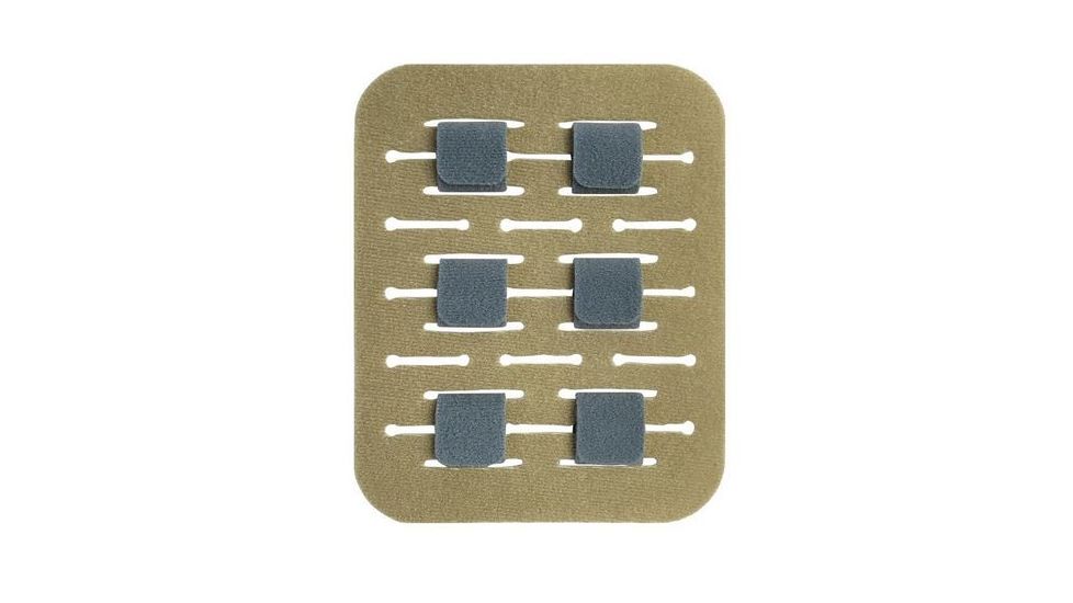 Vanquest Gear MOHL-AIR MOLLE Hook &amp; Loop Adapter Panel, Coyote Tan, Small 017700