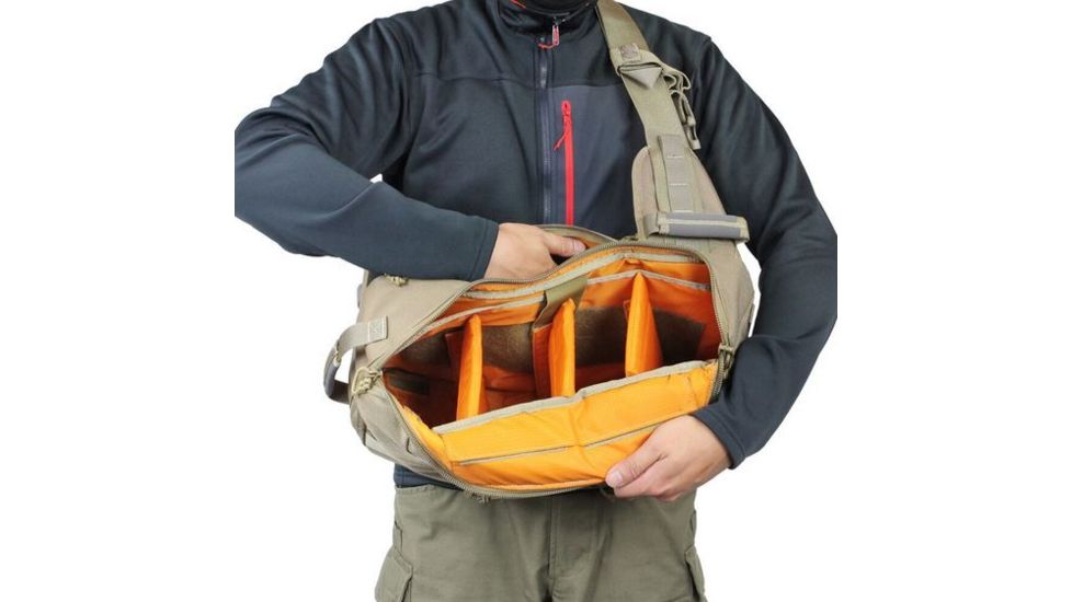 Vanquest Gear PILUM VSlinger Left-Shoulder-Carry Slingpack, Coyote Tan, Large 761277CT