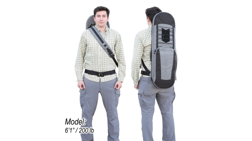 Vanquest Gear RACKIT-36 Gen-2 36in Covert Rifle Case, WG /BK Trim, Large, 750236WGBK