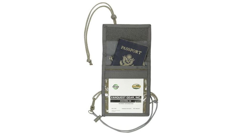 Vanquest Gear TRAVERSE RFID-Blocking Passport ID Holder, Wolf Gray, Small 031120WG