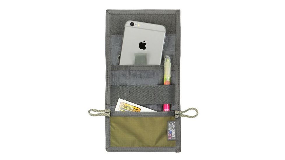 Vanquest Gear TRAVERSE RFID-Blocking Passport ID Holder, Wolf Gray, Small 031120WG