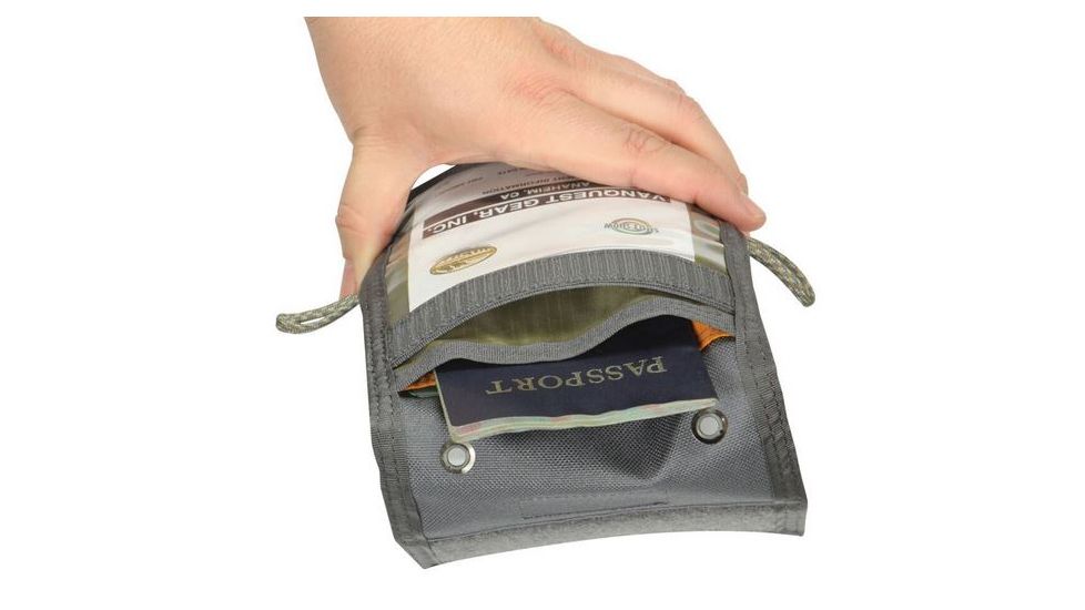 Vanquest Gear TRAVERSE RFID-Blocking Passport ID Holder, Wolf Gray, Small 031120WG