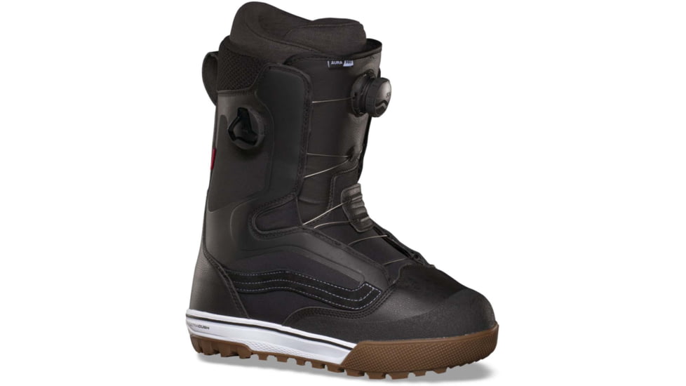 Vans Aura Pro Snowboarding Boots - Mens, Black/White, 9.5 US, VN0A54G1-Y28-9.5