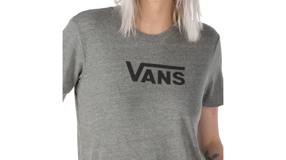 Vans Classic V Ft Crew - Womens, Grey Heather, Small, VN0A4DREGRH-GH-S